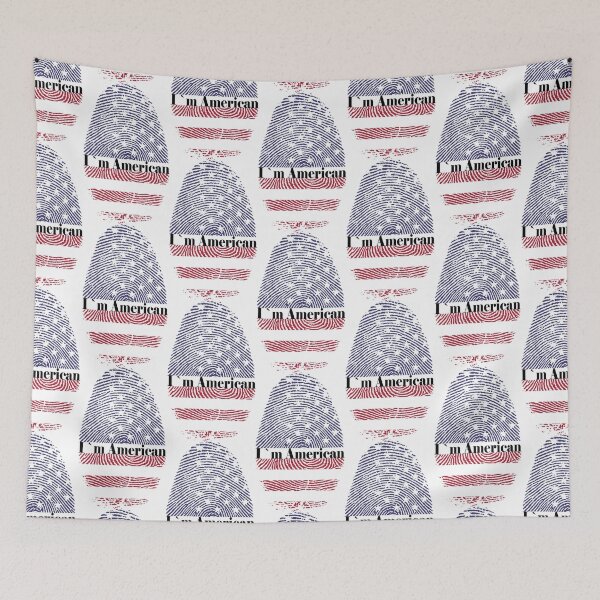 Item preview, I AM AMERICAN,FINGERPRINT NEW DESIGN designed and sold by ESAMSTORE.