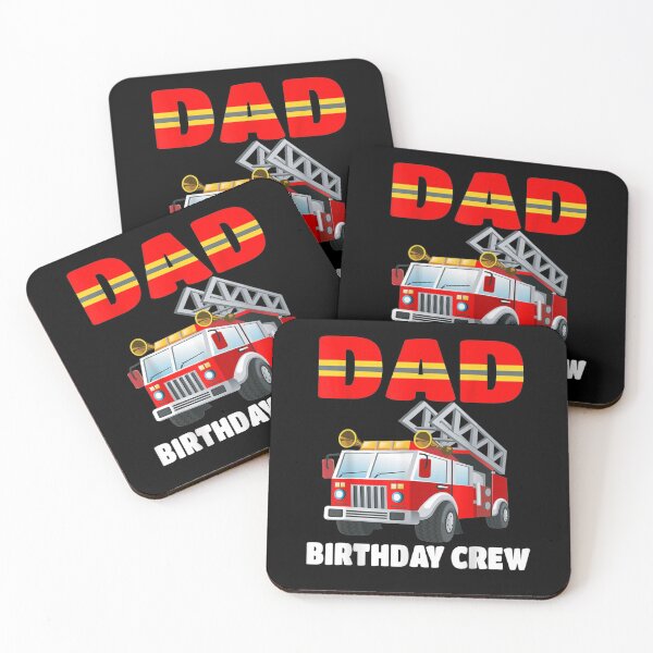 Item preview, Dad Birthday Fire Truck Fireman designed and sold by TheBloom98.