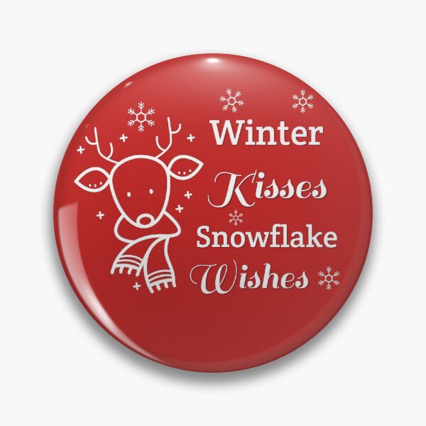 Artikelvorschau, Winterküsse Schneeflockenwünsche, gemütliches Winterweihnachten, entworfen und verkauft von KOOL Studio.