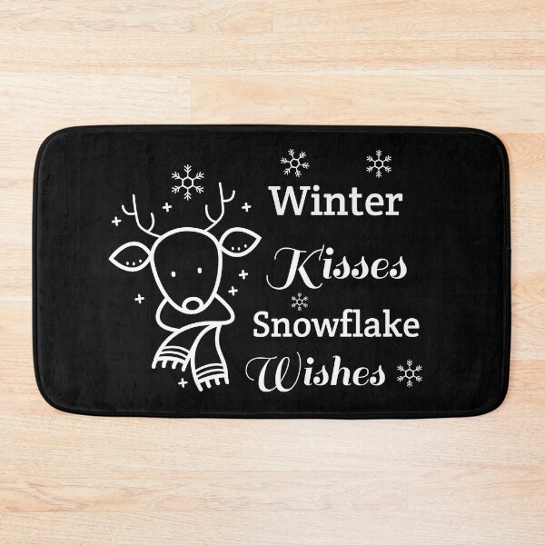 Item preview, Winter Kisses Snowflake Wishes, Cozy Winter Christmas, designed and sold by KOOL Studio.