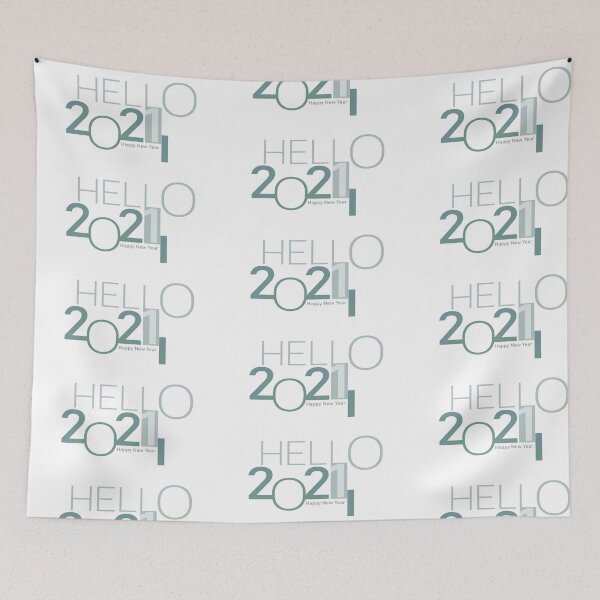 Item preview, Hello 2021 Happy New Year Collection designed and sold by Myartbeyours.