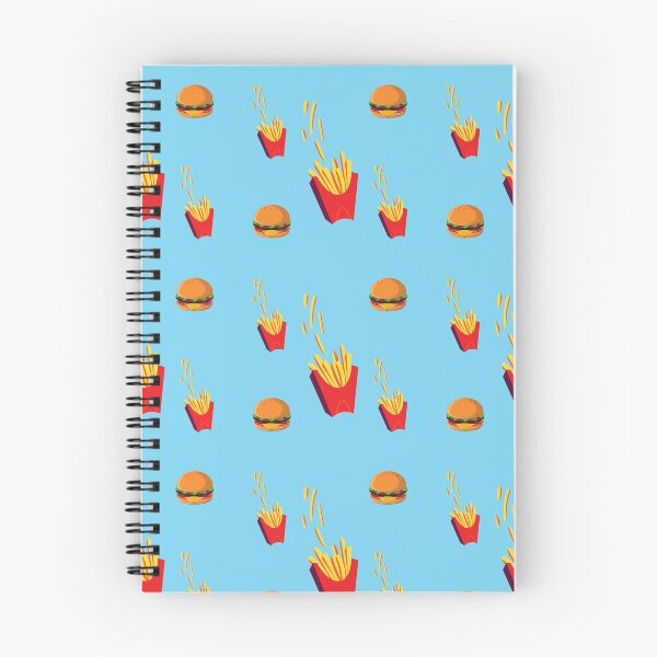 Item preview, French Fries Pattern Burger Light Blue designed and sold by kyds.