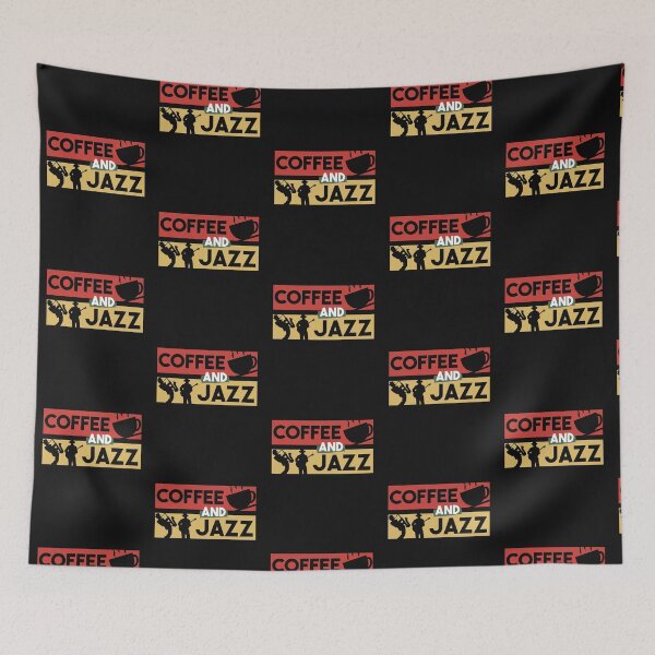 Item preview, Coffee And Jazz - Gift For Coffee Addict , Gift For Jazz Lover designed and sold by MrElgo.
