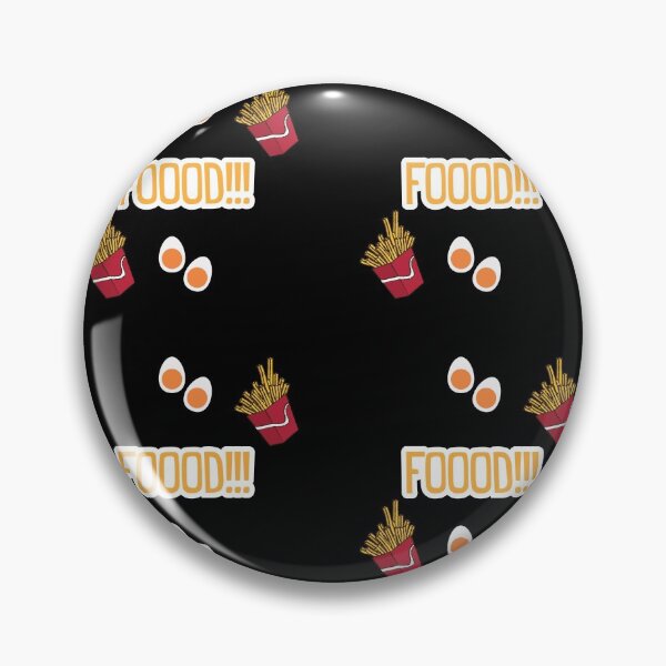 Item preview, French Fries Pattern Burger Light Black designed and sold by kyds.