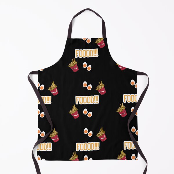 Item preview, French Fries Pattern Burger Light Black designed and sold by kyds.