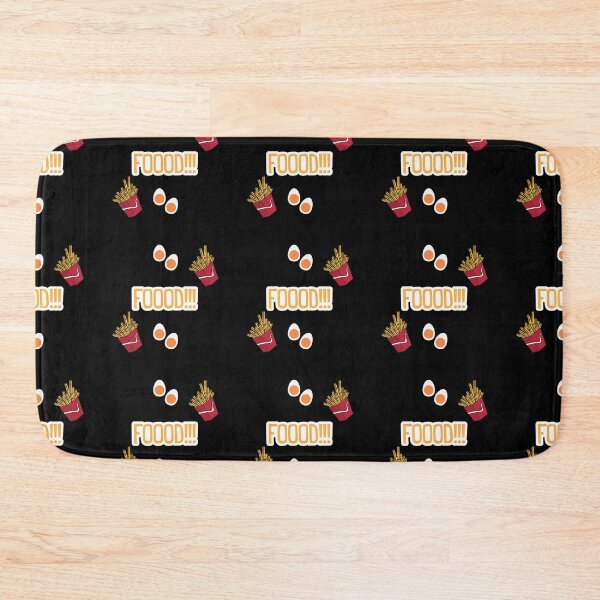 Item preview, French Fries Pattern Burger Light Black designed and sold by kyds.