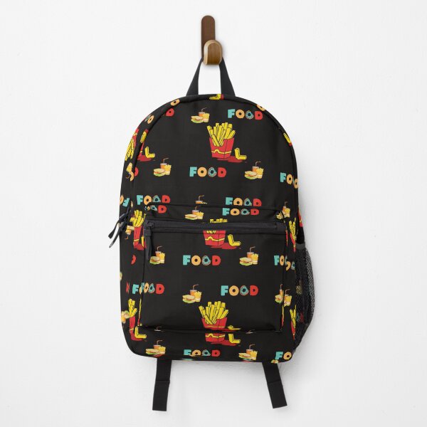 Item preview,  French Fries Pattern Food Black designed and sold by kyds.