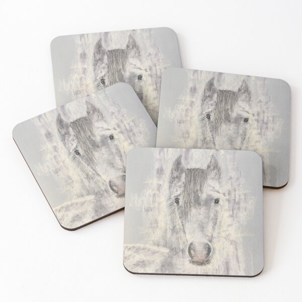 Item preview, Abstract horse in pastel designed and sold by Isabelle Audoin.