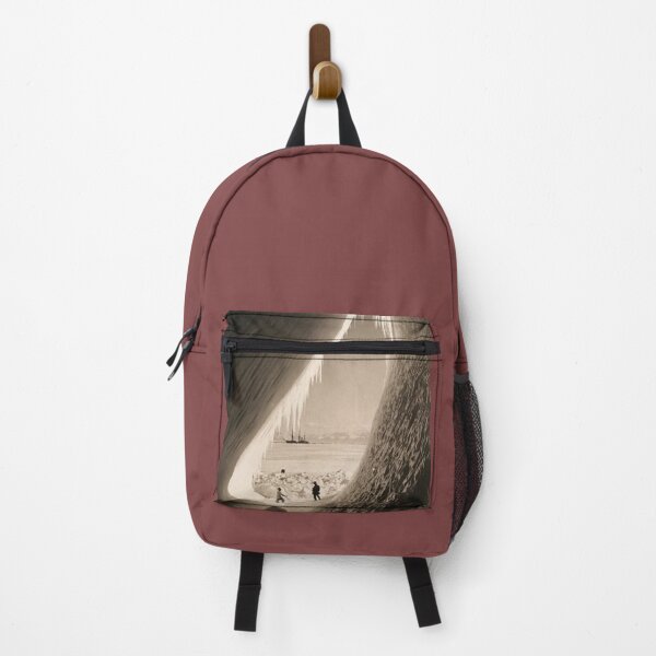 Item preview, Ice cave in Antarctica with Scott‘s Terra nova in the background designed and sold by Pelikancrazy.