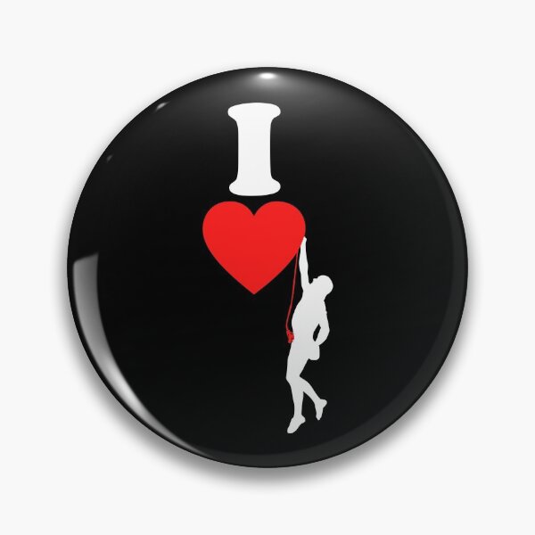 Item preview, I Heart Climbing Bouldering Love Climber Boulder designed and sold by DerNerd.
