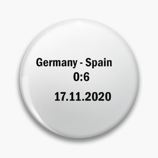 Item preview, Spain - Germany 6: 0 11/17/2020 designed and sold by crecks.
