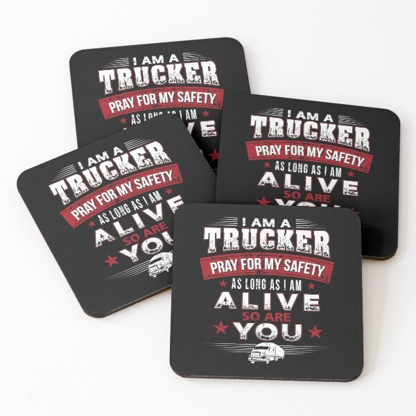 Item preview, I am a trucker designed and sold by blurry-mind.