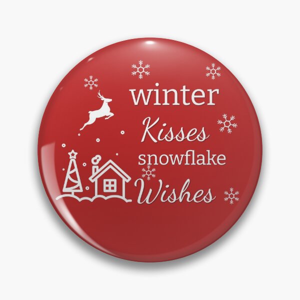 Artikelvorschau, Winterküsse Schneeflockenwünsche, gemütliches Winterweihnachten, entworfen und verkauft von KOOL Studio.