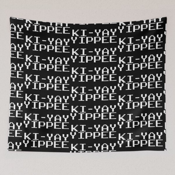 Item preview, Yippee ki yay - funny retro vintage arcade style typography designed and sold by Deegital18.