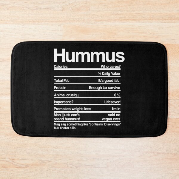 Item preview, HUMMUS NUTRITION FACTS designed and sold by noahs-shop.