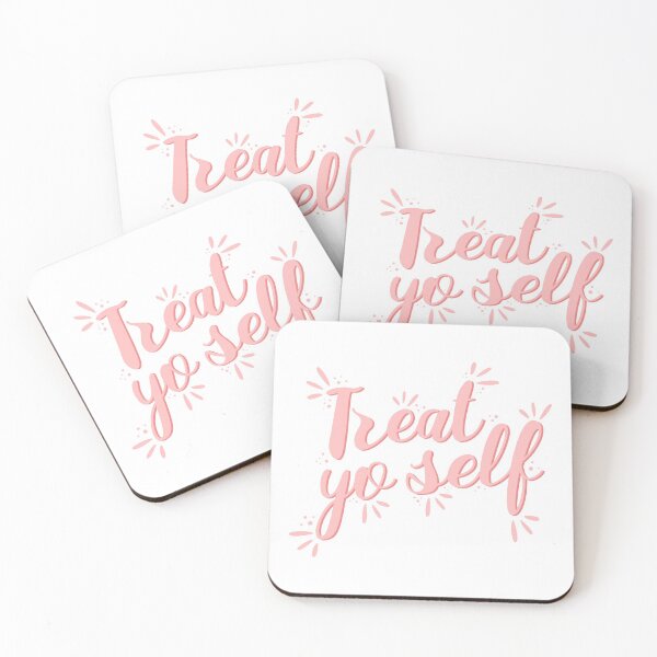 Item preview, Treat Yo Self quote art designed and sold by aperte.