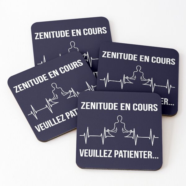 Aperçu de l'œuvre Zenitude en cours, veuillez patienter - Message humour créée et vendue par rubislys.