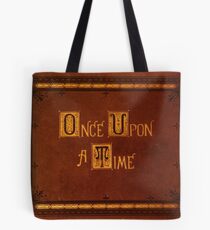 Once Upon A Time - Book Sticker Tote Bag