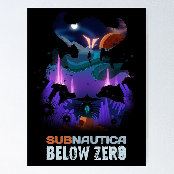 Item preview, Subnautica Below Zero Poster designed and sold by corallreeff.