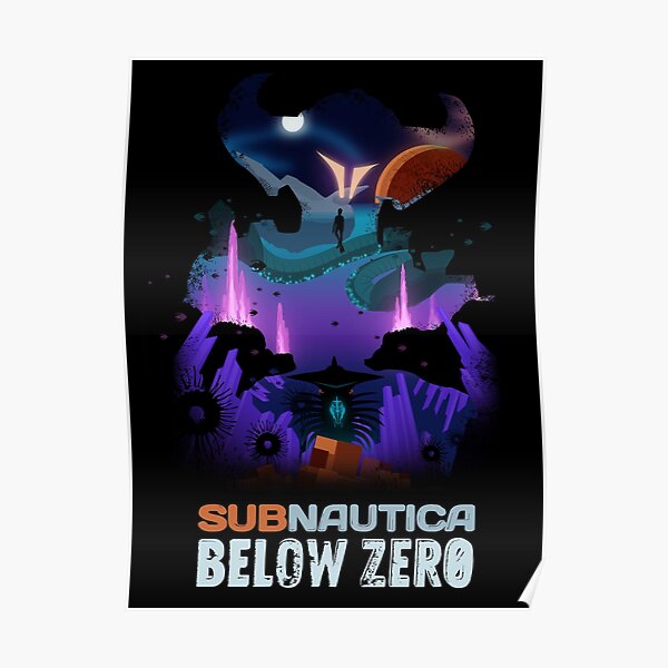 Póster Subnautica por debajo de cero Póster