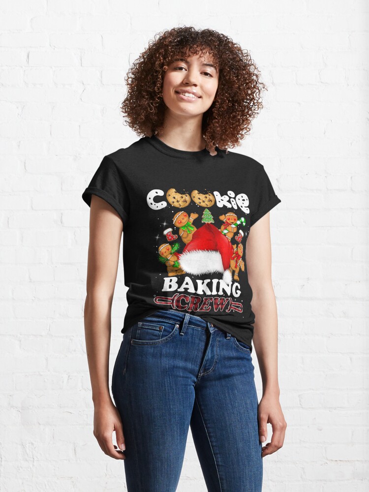Disover Cookie Baking Crew Christmas Santa Family Classic T-Shirt