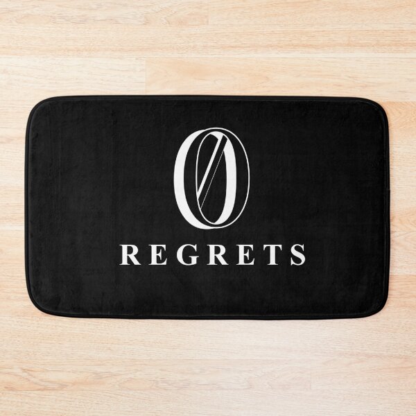 Item preview, Zero regrets beautiful design - '0' white design designed and sold by lonelyweebshop.