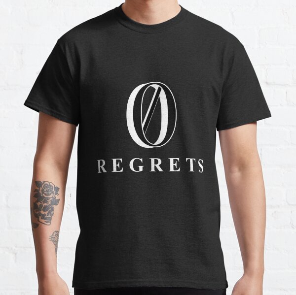 Item preview, Zero regrets beautiful design - '0' white design designed and sold by lonelyweebshop.