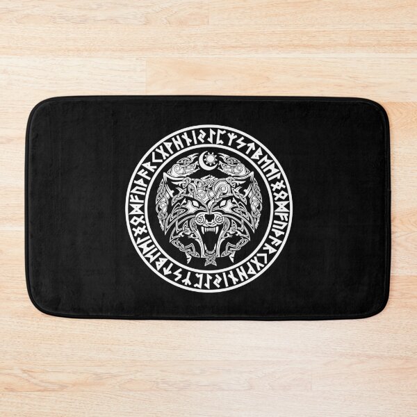 Item preview, Viking Fenrir Emblem - Wolf Norse Mythology designed and sold by anziehend.