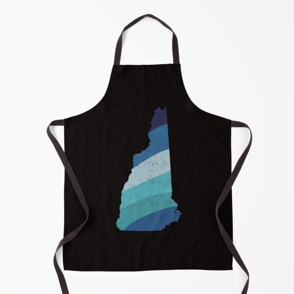 Item preview, New Hampshire State Vintage Distressed Retro Blue Rainbow Stripes designed and sold by twicetrader.