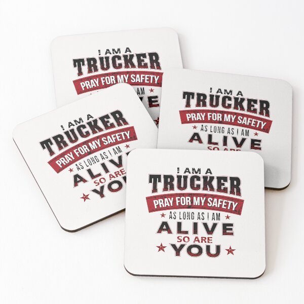 Item preview, I am a trucker designed and sold by blurry-mind.