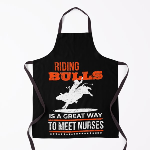 Item preview, Riding Bulls is a Great way to Meet Nurses - Rodeo Cowboy Bull Riding designed and sold by Gold Wings Tees.