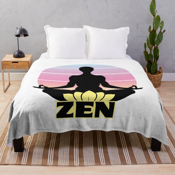 Item preview, Zen - I am calm - Message Yoga Lotus designed and sold by rubislys.