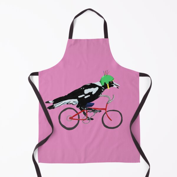 Item preview, Magpie on Bike Swoop (in Pink) designed and sold by LadyRyatt.