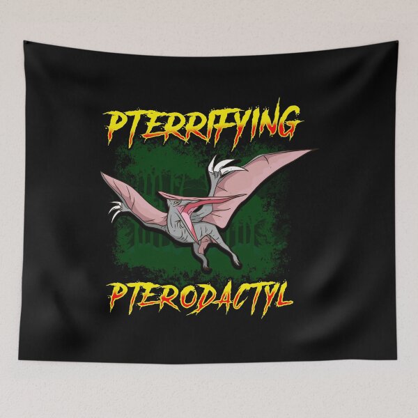 Item preview, Pterrifying Pterodactyl Funny Dinosaur Pun designed and sold by Gold Wings Tees.