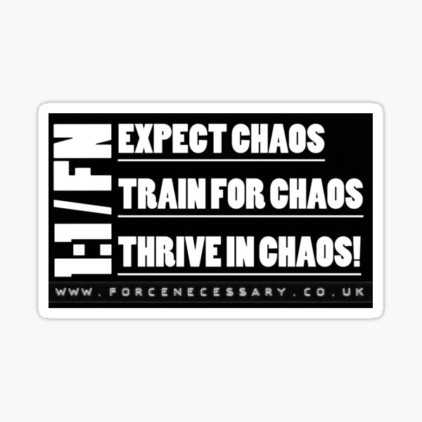 Thrive In Chaos Sticker