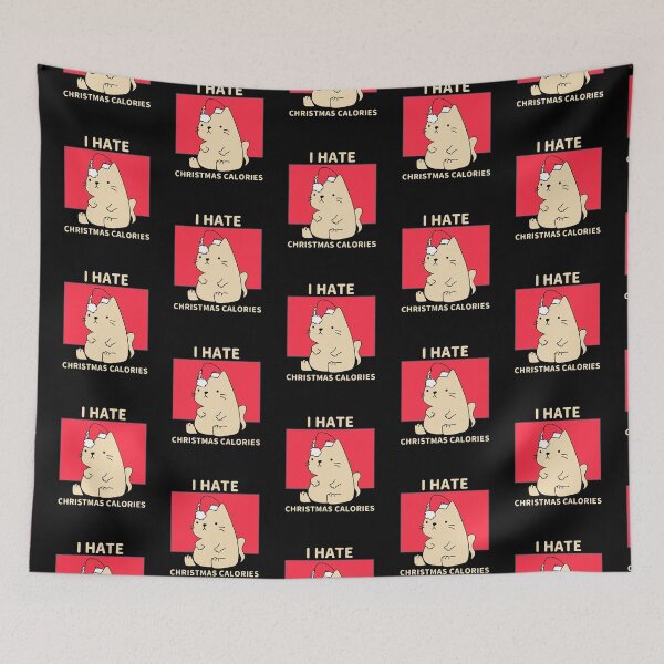 Item preview, I Hate Christmas Calories funny design  designed and sold by Christof  Hall.