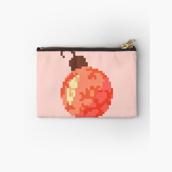 Item preview, Cute Pixel Art Christmas Bauble Orange designed and sold by MM-Pink.