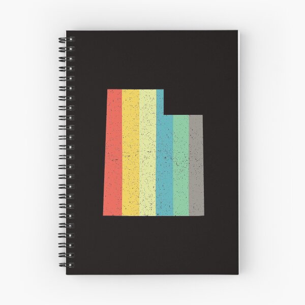 Item preview, Utah State Retro Rainbow  Distressed Vintage Stripes designed and sold by twicetrader.