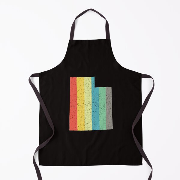 Item preview, Utah State Retro Rainbow  Distressed Vintage Stripes designed and sold by twicetrader.