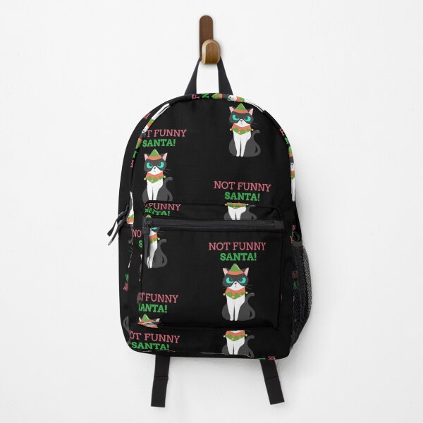 Item preview, Not Funny Santa Cat design designed and sold by Christof Hall.