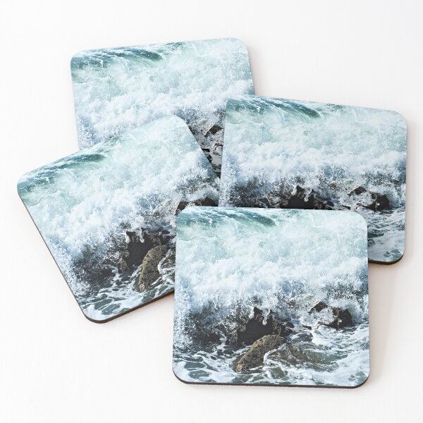 Item preview, Wave Crashing Foaming Rocks Seashore  designed and sold by Anna Lemos.