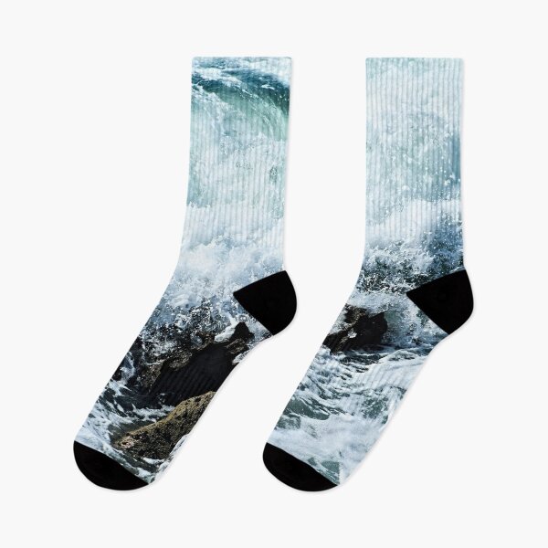 Item preview, Wave Crashing Foaming Rocks Seashore  designed and sold by Anna Lemos.