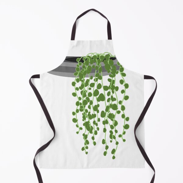 Item preview, String of pearls plant in concrete pot designed and sold by orangerinka.