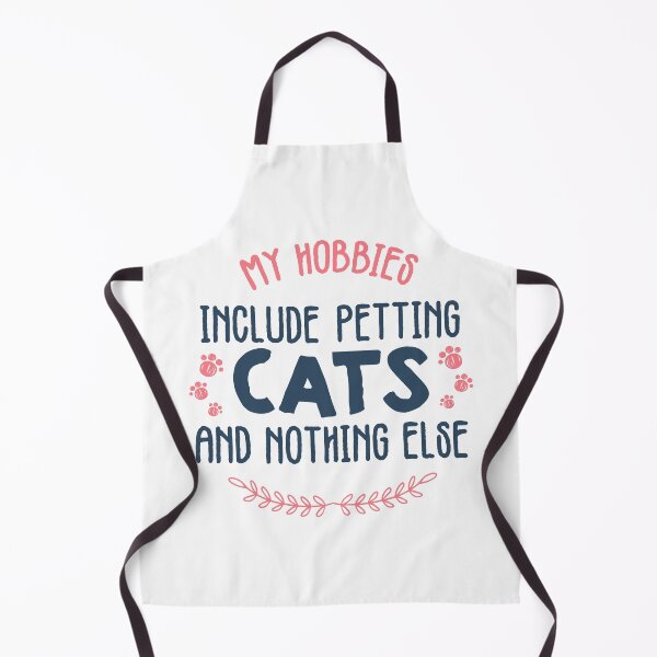 Item preview, My hobbies include petting cats & nothing else - My hobbies include petting cats and nothing else - Funny cat lover gift designed and sold by nananinanana.