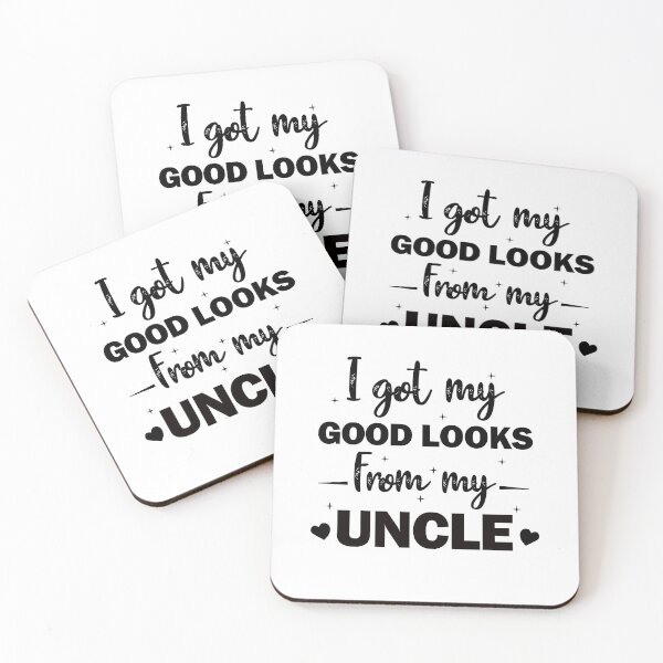 Item preview, get my good lucks from my uncle cute newborn baby shower niece and nephew gift for uncle lovers   designed and sold by Majesticoo.
