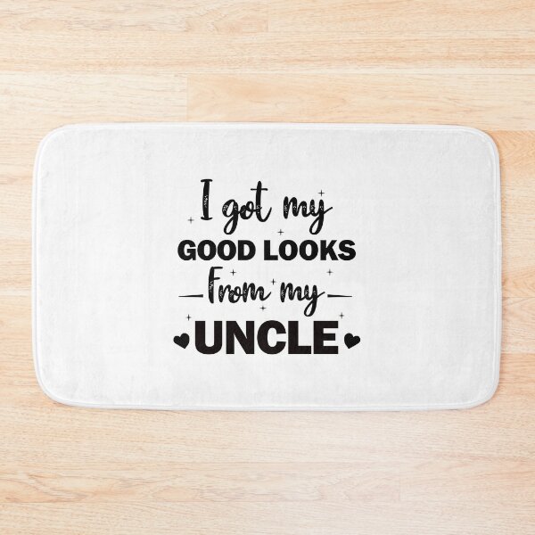 Item preview, get my good lucks from my uncle cute newborn baby shower niece and nephew gift for uncle lovers   designed and sold by Majesticoo.