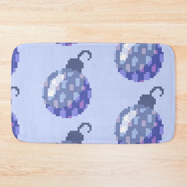 Item preview, Cute Pixel Art Christmas Bauble Blue designed and sold by MM-Pink.
