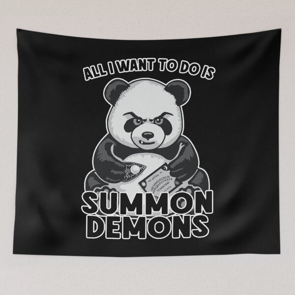 Item preview, Summon Demons Evil Panda Bear Ouija Board Spiritualist designed and sold by GrandeDuc.