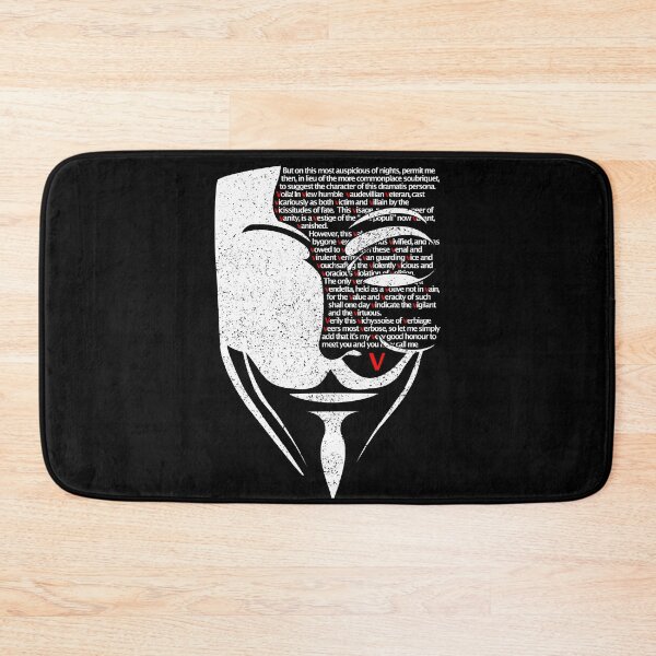 Item preview, V for Vendetta - Mask & V's Speech designed and sold by BeTheKooK.