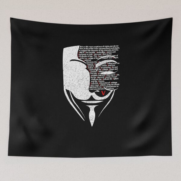 Item preview, V for Vendetta - Mask & V's Speech designed and sold by BeTheKooK.